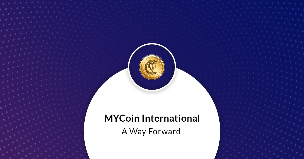InfoMyci's tweet photo. MYCoin International and the #power of #privatetransactions! https://t.co/HzjlcjnbgE #MYCI  #Cryptocurrency https://t.co/P8N7zr3eq0
