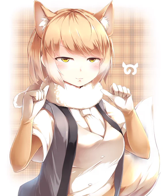 チベットスナギツネちゃん かわいいぜ… #けものフレンズ 