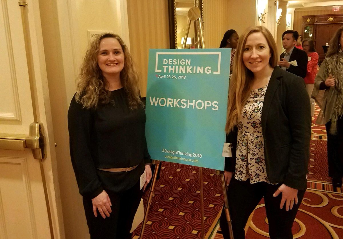 PHEAAaid's tweet photo. @robinarnold1994 and @mlh5091 are attending one of the first workshops of the day, How to Leverage Design Thinking, hosted by Luma Institute. 🔓 the potential of #designthinking and use it to empower others. #PheaaCX #designthinking2018 https://t.co/ZcIH2ynXb4