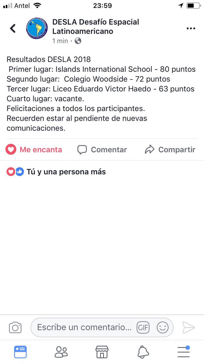 woodside_pde's tweet photo. Orgullosos por nuestros alumnos queremos felicitar a Nicolás Mayora y Santi Mechoso, como a su tutor Joaquín de los Santos, por su compromiso y desempeño, ya que durante todo el verano trabajaron en el Proyecto “Libertad” #NASA para participar del desafío #DESLA. ¡Felicitaciones! https://t.co/0PtfmtQOtm