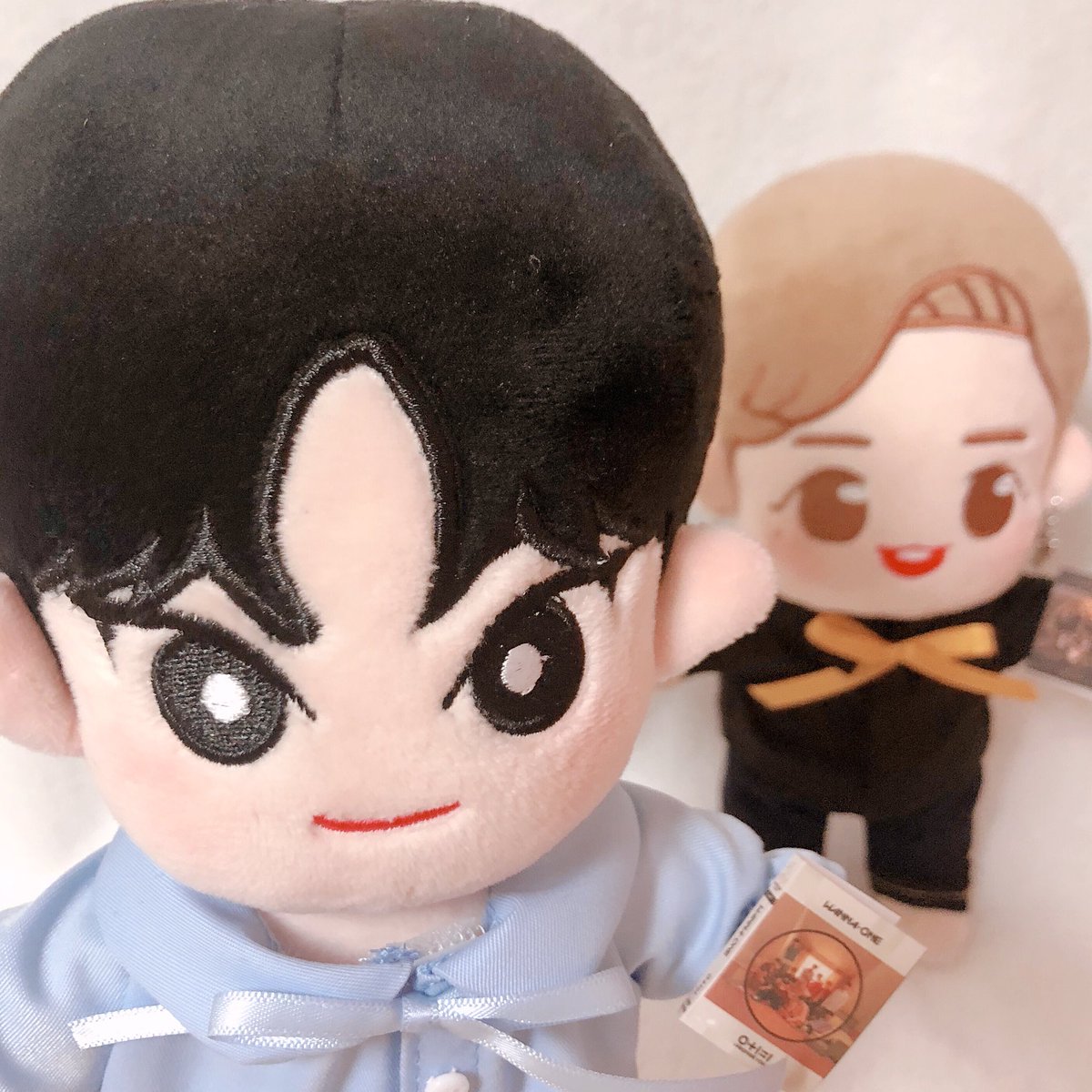 dear_doll_s2's tweet photo. 솜105즈의 0+1=1 💛🖤
파파삼초니 앨범 꼭 쥐고 신난 아가들˙ᵕ˙⑅

#20cm인형 #오대오미녀니 #아기녤
#이룸이네_뭉치들 #낮황_밤녤 #솜105즈 https://t.co/FadBfn47SS
