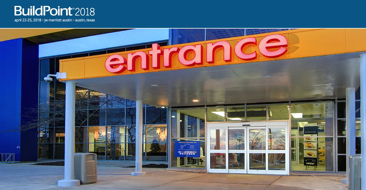 assaabloyentus's tweet image. We're at #BuildPoint18 this week! We're excited to meet other industry professionals and  discuss with you our extensive products and experience in retail door solutions.