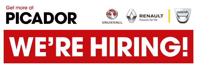 We've got a variety of jobs available within the group at the moment - take a look and start your next role at Picador - picadorplc.co.uk/careers #jobs #automotive #Southampton