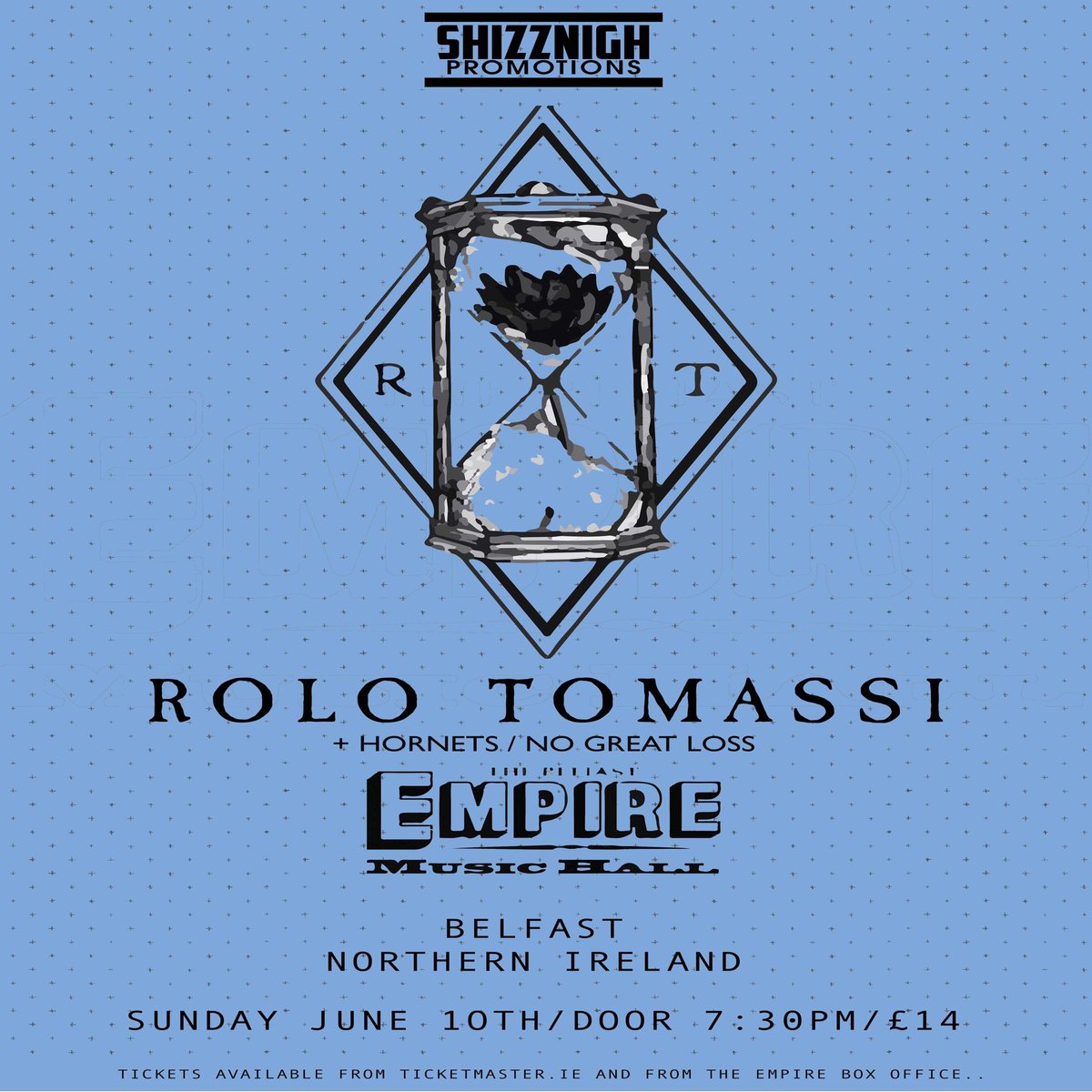 Support confirmed for June's <a href="/rolotomassiband/">Rolo Tomassi</a> show, with <a href="/Hornetsbanduk/">Hornetsband</a> and <a href="/nogreatloss/">No Great Loss</a> both on the bill. #loudsundays