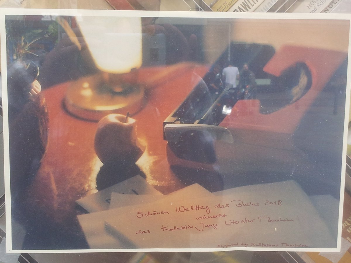 spricht wohl für sich ... #WelttagdesBuches #WorldBookDay2018 #mannheim