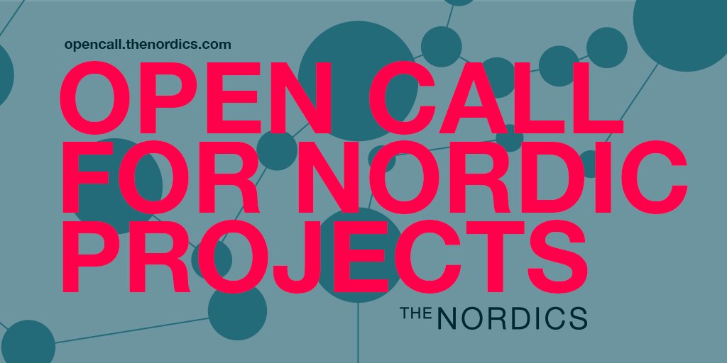 ONLY 1 WEEK LEFT⏳Do you have an idea for a project that can help put the Nordics front of mind elsewhere in the world? The Profiling Project is open for new applications for project funding until 30th April. 
To sign up visit: thenordics.com/open_call.php 
#thenordics #opencall