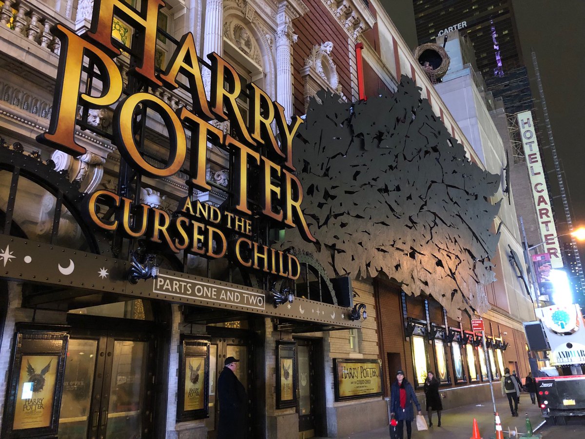 NNunoev's tweet photo. Let the Magic begin/continue. #CursedChildNYC very proud to be part of this world 😘❤️⚡️ https://t.co/4DdndprS7W