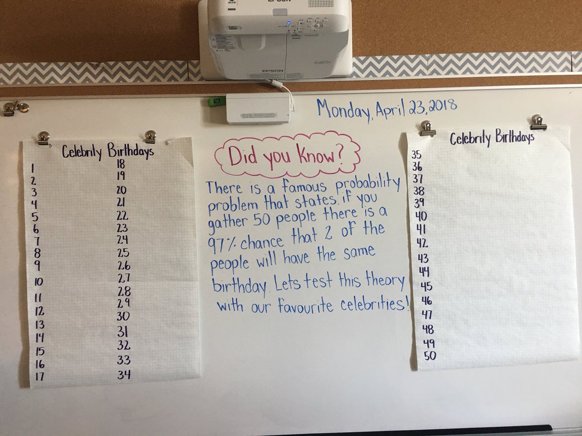 MrsAngiolella's tweet image. Stay tuned as we test this theory. #MakingMathRelatable @HCDSB @StGregoryHCDSB