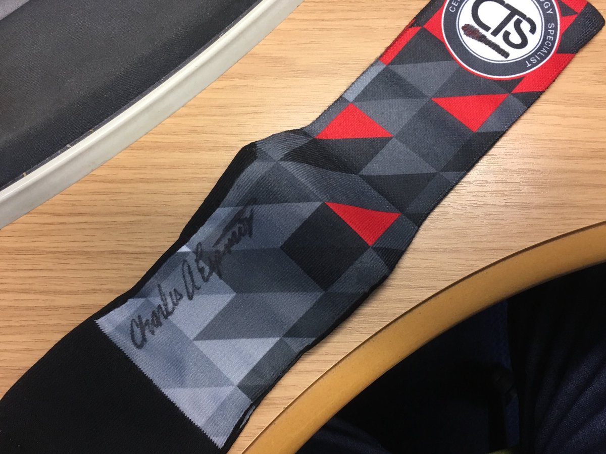 AdmHrv's tweet photo. Signature Edition CTS Socks have just been hand delivered by @madsoundguy #CTSDPrepper Design 2 starts tomorrow! https://t.co/C1LqEDsN8n