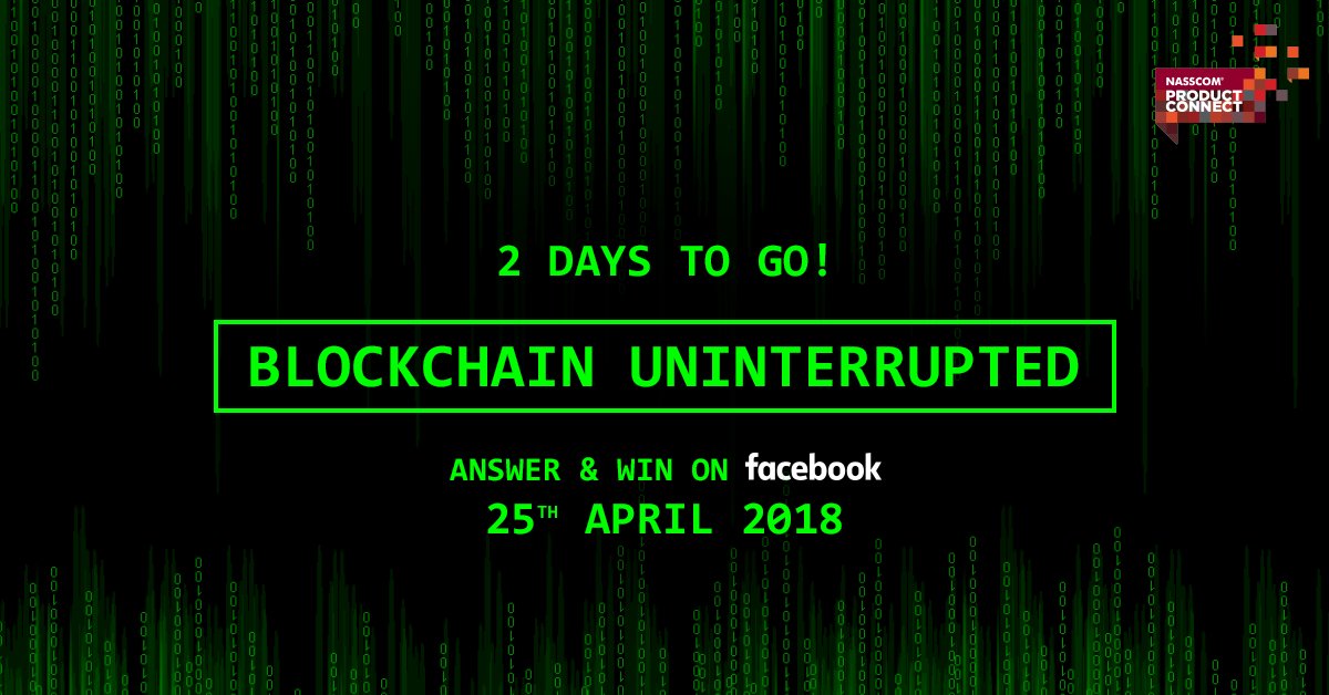nasscomdeeptech's tweet image. Win big this April! By participating in the #BlockchainUninterrupted quiz on the 25th April from 10:30 AM - 4:00 PM IST. To know more about the quiz click here: bit.ly/2vr1yMF
#Contest #ContestAlert #TechChallenge #technicalquiz #quizcontest