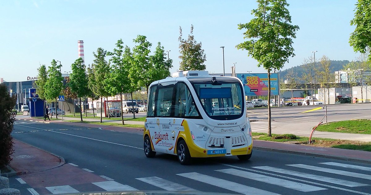 AVLivingLab's tweet photo. [4 days to go]
After some testing this morning, Navya is ready for #LivingLabX. How about you? Come see it live in action in @BTC_City (Ljubljana, Slovenia) on April 27! https://t.co/SBUMWdbM3t