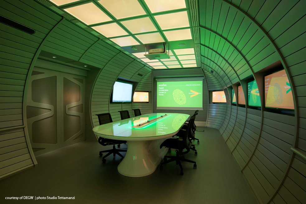 ThinkFutureDesi's tweet photo. Our Info Table, designed for ZAD, part of the futuristic meeting room in Accenture headquarters in Rome, thanks to a beautiful project by DEGW a brand of LOMBARDINI22 #design #table #futuristic #interiordesign #meeting Discover more on https://t.co/iFQbIMabqb https://t.co/Hkj7QRrycZ