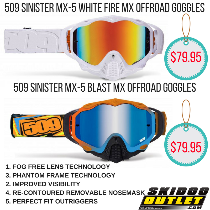 SkiDooOutlet's tweet photo. The Sinister MX-5 premium motocross goggle is an ultra high end dirt goggle designed to offer you a fog free ride, improved visibility and a Perfect fit. Order yours here
https://t.co/sQxUBboCJd
https://t.co/3EJLBNSym1
🔥 The Right Gear, The Right Price! 🔥
#509  #offroadgoogles https://t.co/tVRmMlZgGp