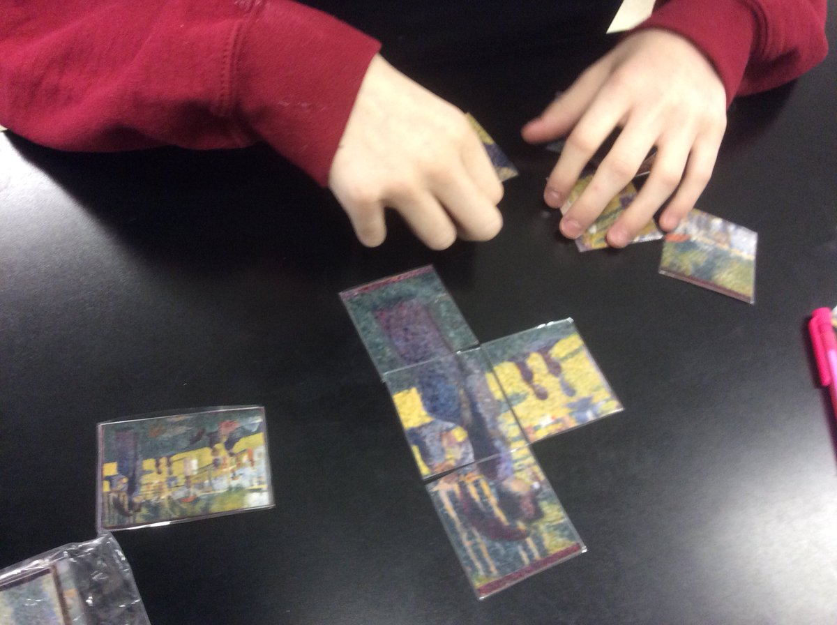 yorkart2111's tweet photo. Began my day introducing landscape artists to 8th gr Language Arts Ss who will be writing biographies before creating their own panoramic designs with me #GWMS #WeAre44 #K12ArtChat https://t.co/8n4w0ibN0B