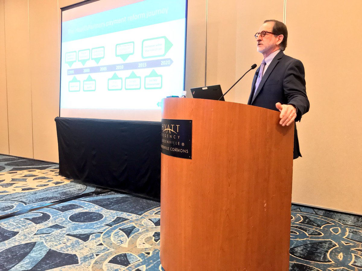 Dr. Charles Fazio of <a href="/_HealthPartners/">HealthPartners</a> on the transition to ACOs from care system and payer views and how it could go better at #CCISymposium @cci_health #EngagingHealthcareTransformationTogether