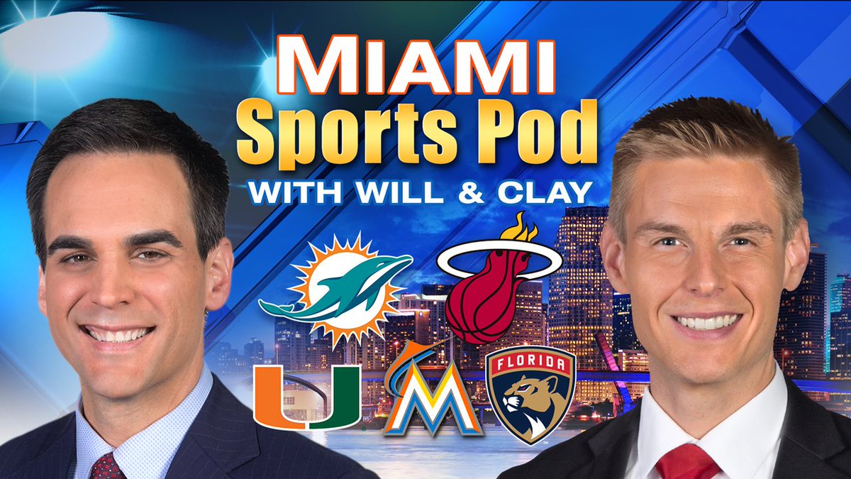 The #MiamiSportsPod explores how the @MiamiHEAT & @MiamiDolphins are on the clock this week bit.ly/2HUVs9U?utm_so… https://t.co/ZViJ7FUhwT