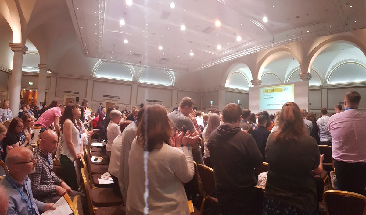 Not a dry eye in the house. Standing ovation. Solidarity in <a href="/SCoRMembers/">SCoR Members</a> well done speakers. Keep the strong fight going
#ADC2018