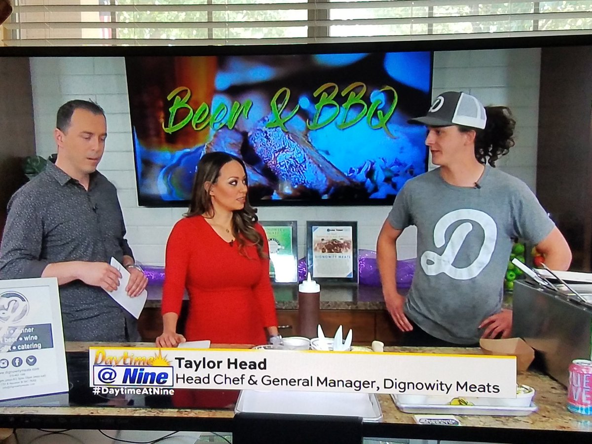 Our GM #Taylor making his tv debut <a href="/KABBFOX29/">FOX SA</a> @daytimeatnine #killedit!