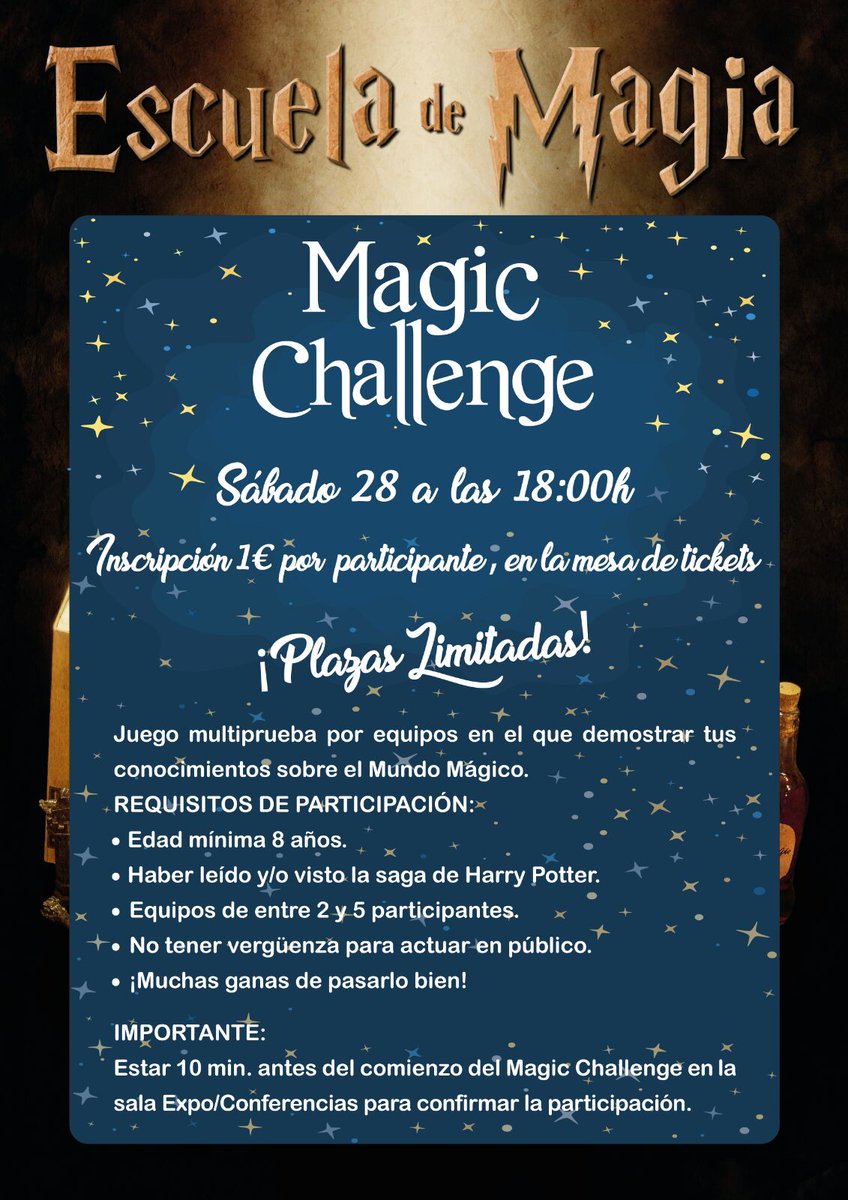aacf_145's tweet image. ¡¡Vuelve una de las actividades más demandada en ediciones anteriores!! No te pierdas el reto y participa en el #MagicChallenge de nuestra #EscuelaDeMagia en @KatmanduPark @SolKatmandu
