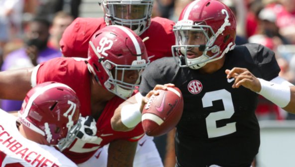 AUDIO: Andy Staples and I discuss Alabama's QB situation. It's Tua, and it's a matter of when Jalen Hurts transfers, not if

Clip bit.ly/2qRWOee
Full show apple.co/20TipuW