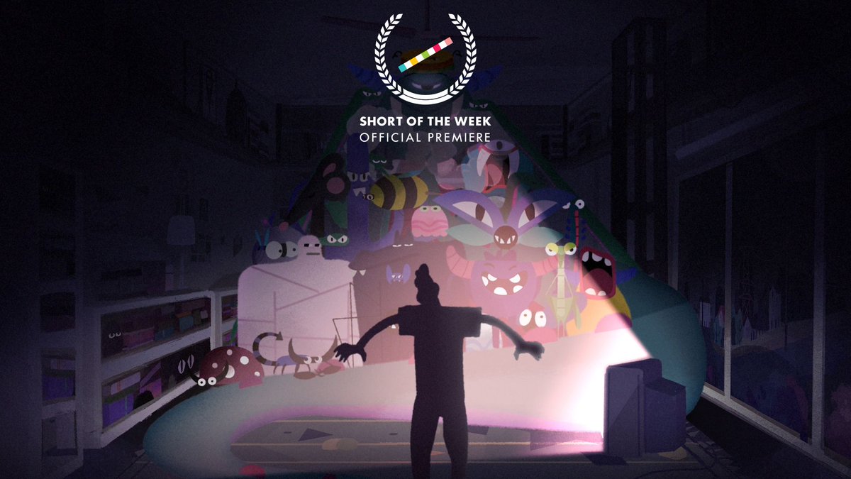 ShortoftheWeek's tweet photo. ONLINE PREMIER: Face your fears in @BATcollectivetv's impeccably designed 7-min animation 'Shock Therapy' https://t.co/Jt4tO1nDZz https://t.co/o6cEgtOdpQ