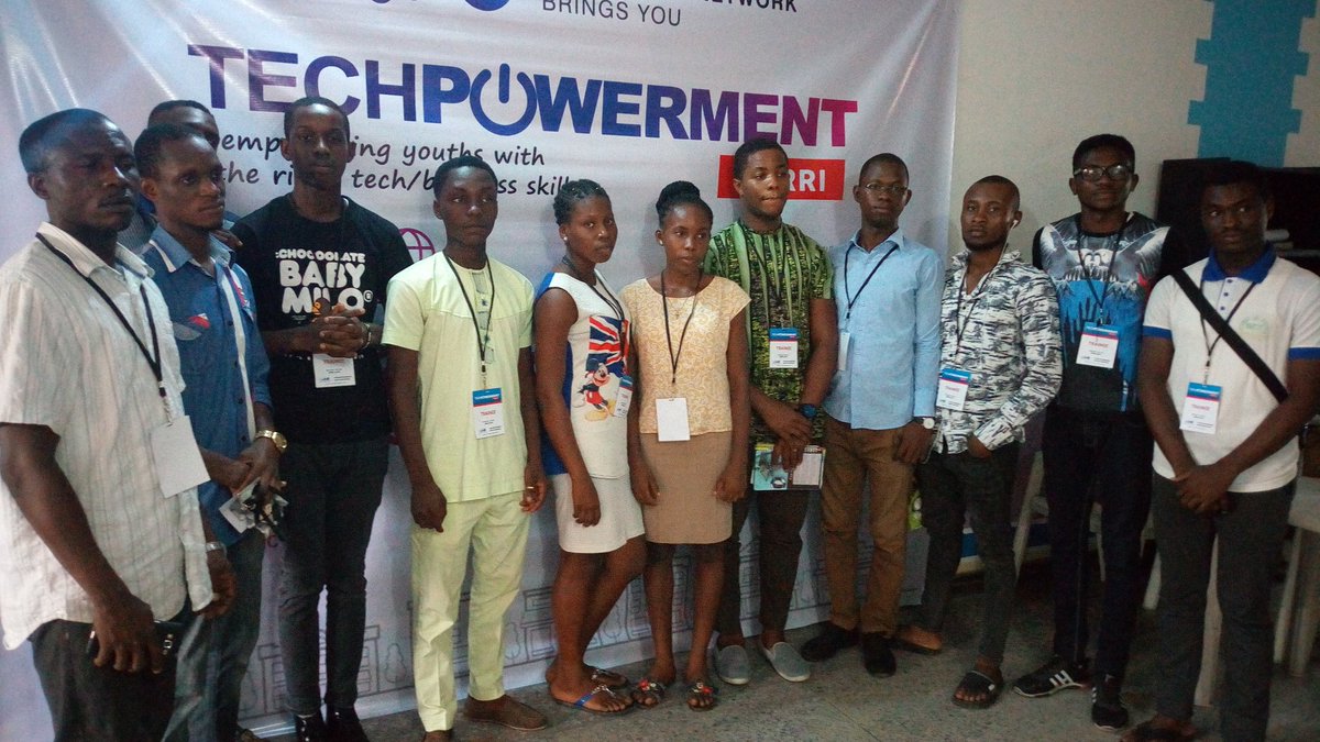 princetegaton's tweet photo. #TechPowerment Warri kicked off today till friday. Free training on web design, drone making, digital marketing, blogging and entrepreneurship.
@warritechnetwok https://t.co/27iUVXmSAG