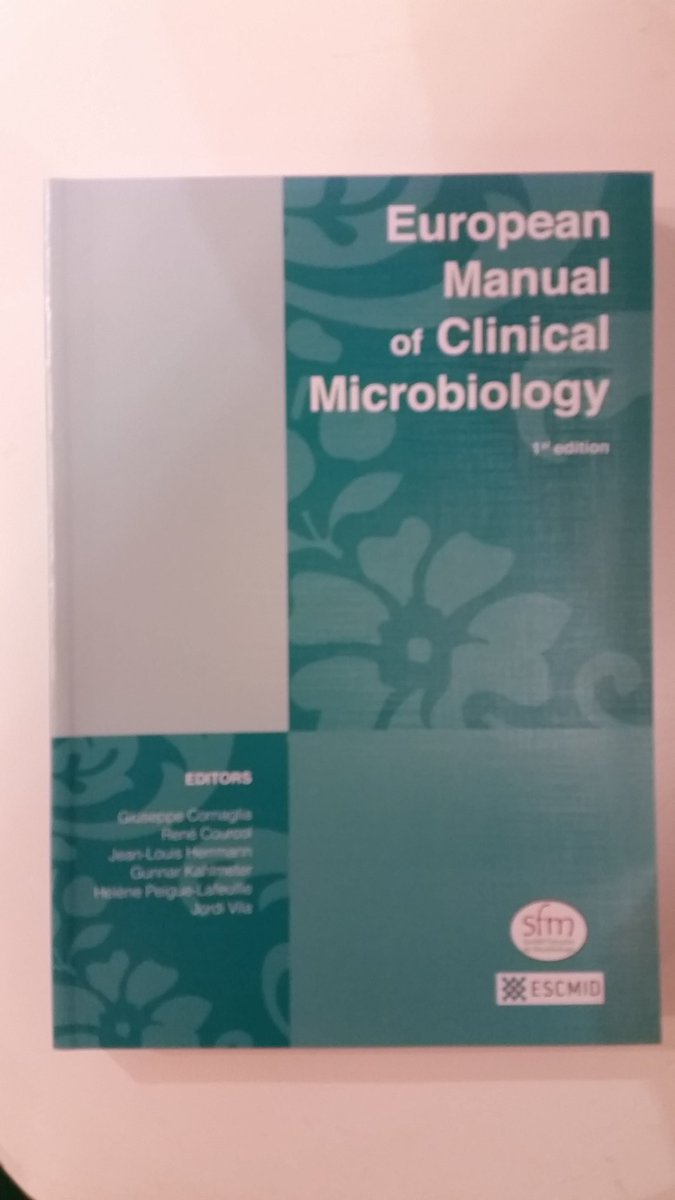 The European Manual of Clinical Microbiology is available at the @ESCMID  booth in Hall 9 for €50. Save yourself the shipping cost and get yours  today!… ...
