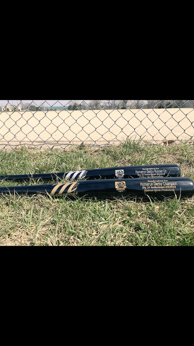 Big24msp's tweet photo. Sneak peak at the bats the 13AA and 14AA Home Run Derby contestants will be competing for! #Dingerz https://t.co/bNmHxzIlLY