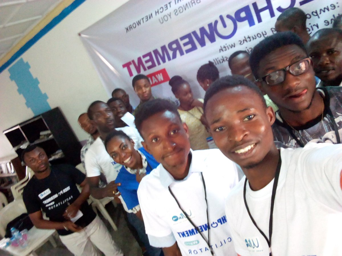 princetegaton's tweet photo. #TechPowerment Warri kicked off today till friday. Free training on web design, drone making, digital marketing, blogging and entrepreneurship.
@warritechnetwok https://t.co/27iUVXmSAG