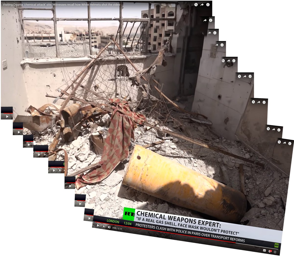 PetriKrohn's tweet photo. @MichaKobs @CL4Syr @kwo_vadis @MaxvanderWerff @ClimateAudit @Qoppa999 @VanessaBeeley @EvaKBartlett @ShoebridgeC @Mare_Indicum @Syricide @EliotHiggins @bellingcat The #harness around the #DoumaGasMassacre cylinders is needed to fire the #chlorine cylinder from a #HellCannon.
Similar harnesses were used in early Hell Cannon variants.
How did the rooftop cylinder escape from its corset? Or were both pieces planted? https://t.co/DAPE6SJEtG