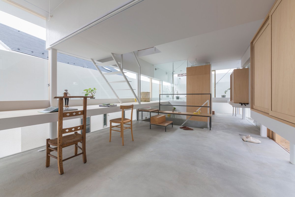 BotKenchiku's tweet photo. 「House in Toyonaka」／タトアーキテクツ
https://t.co/9wCReq1mAf