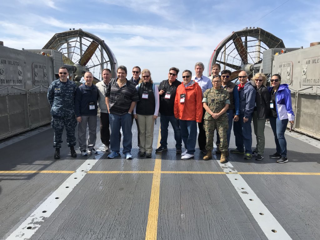 DoD_Outreach's tweet image. At sea! 💦
Thanks to the crew from #JEBLCFS Assault Craft Unit 4 for the smooth #LCAC ride! 👍🏻👍🏼👍🏾 
#MJCOC89 
#NationalTakeAChanceDay
#KnowYourMil