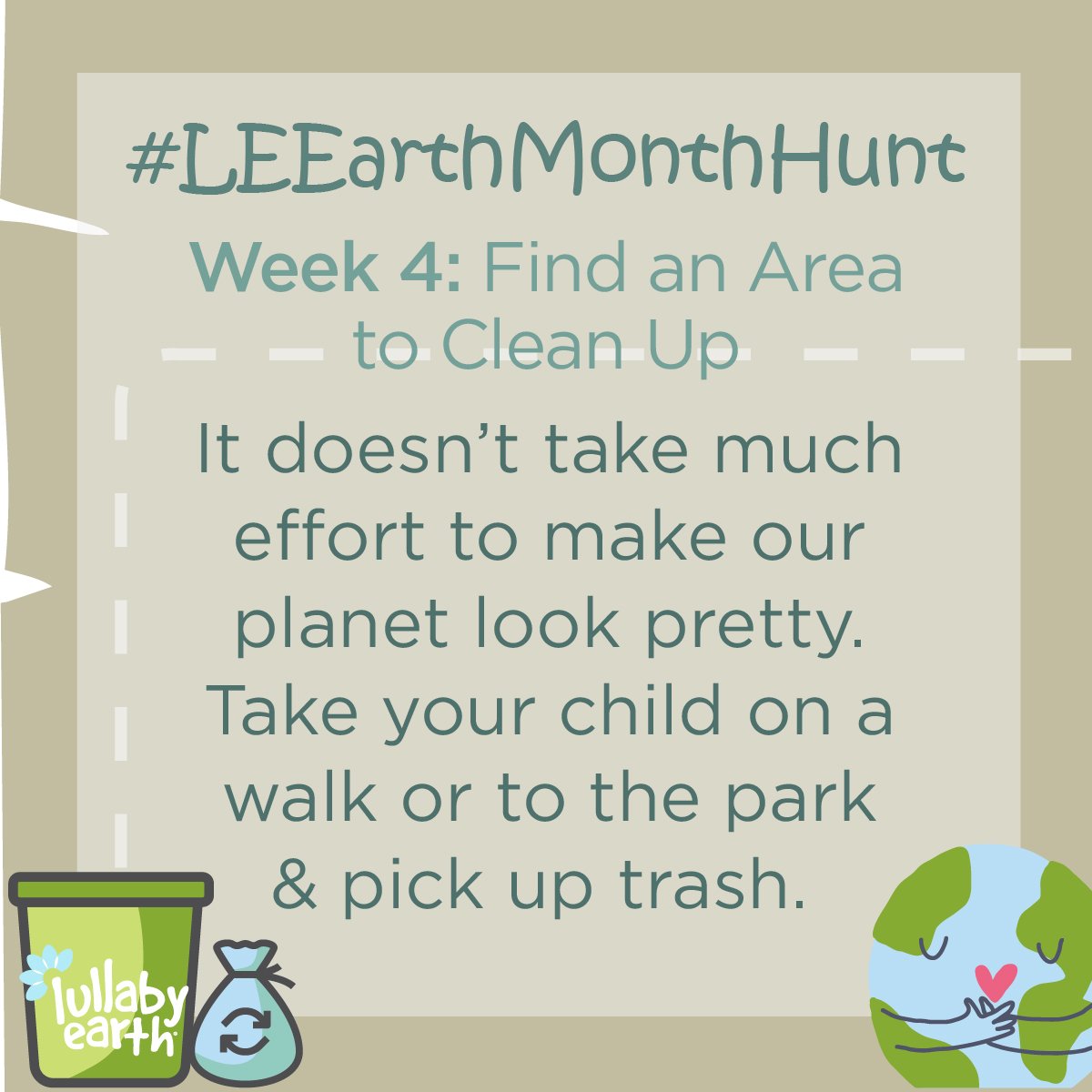 LullabyEarth's tweet photo. This is the last week to join our Earth Month Scavenger Hunt! Week 4 is about how to NURTURE #EARTH. Join the hunt &amp; enter to WIN >>> https://t.co/NSIeRIWPMV #LEEarthMonthHunt #giveaway https://t.co/scPfJ6z8w3