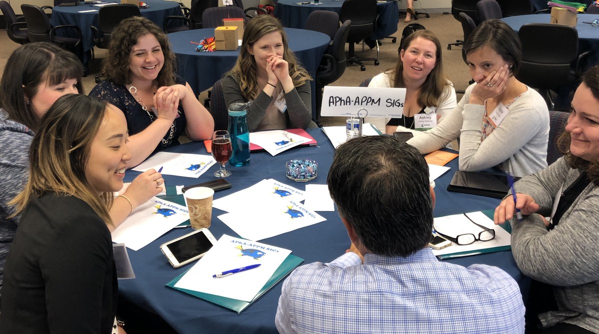 RMBPharmD's tweet photo. This passionate group of @pharmacists members &amp; #APhALeaders spent the weekend developing their leadership skills &amp; planning valuable member experiences. We are very excited for the year ahead! https://t.co/cFmPyNQ0Hg