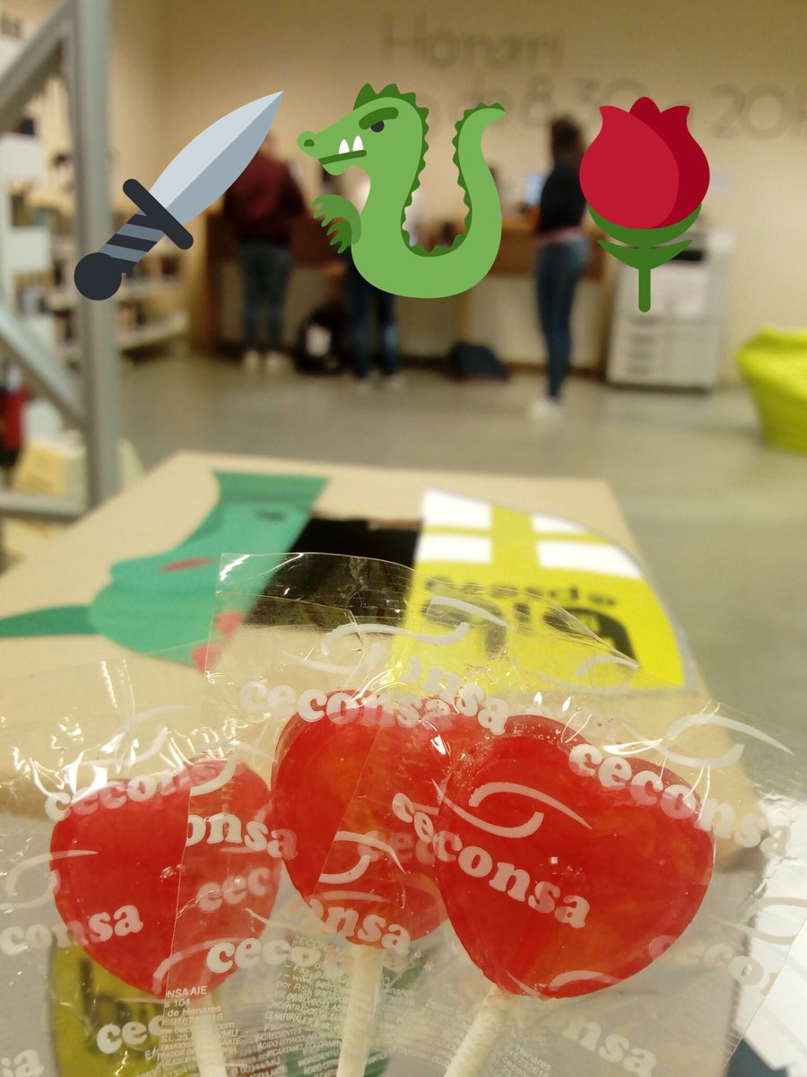 BibUPCVILANOVA's tweet photo. Encara hi sou a temps! Fins el 26 d’abril podeu participar al #santjordidolç de la #bibupcvilanova . #santjordiupc #santjordi2018bibupcvilanova https://t.co/jzcffDdIS9