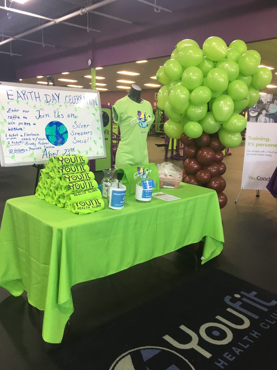 youfitgyms's tweet photo. Join us ALL DAY for our Earth Day Open House! We have special games, offers, prizes, and activities throughout the day. Bring your friends and family! Go green with Youfit πβ»οΈ #Youfit #OpenHouse #GreenIsOurColor #FreeWorkouts https://t.co/iluC7QlIMP