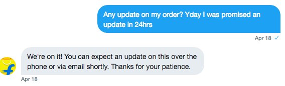 SautiSen's tweet photo. @Flipkart @flipkartsupport #flipflop Placed order on 16April &amp; paid online - No order num generated. Flipkart suppt informed over Twitter &amp; every 2days later they call to ask for 2more days to resolve issue #flipflop. A week over but no sight of refund! @_Kalyan_K 25by2020!! https://t.co/RYyvAlRcmj