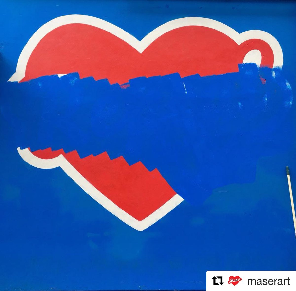 Another powerful piece by Maser is off the streets but into our memory.. // Follow @MaserArt for more.. //