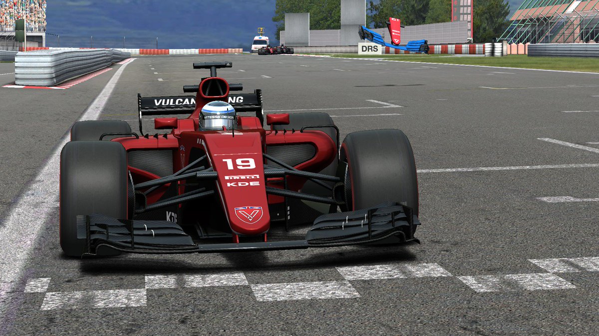 VulcanRacing's tweet image. Vulcan über alles!

We took our first 1-2 of the season in the @wagaracing European GP, as Philip took his second win of the season, with Mac finishing closely behind after a tight battle with Woznica. #FW2018 #ForzaVulcan