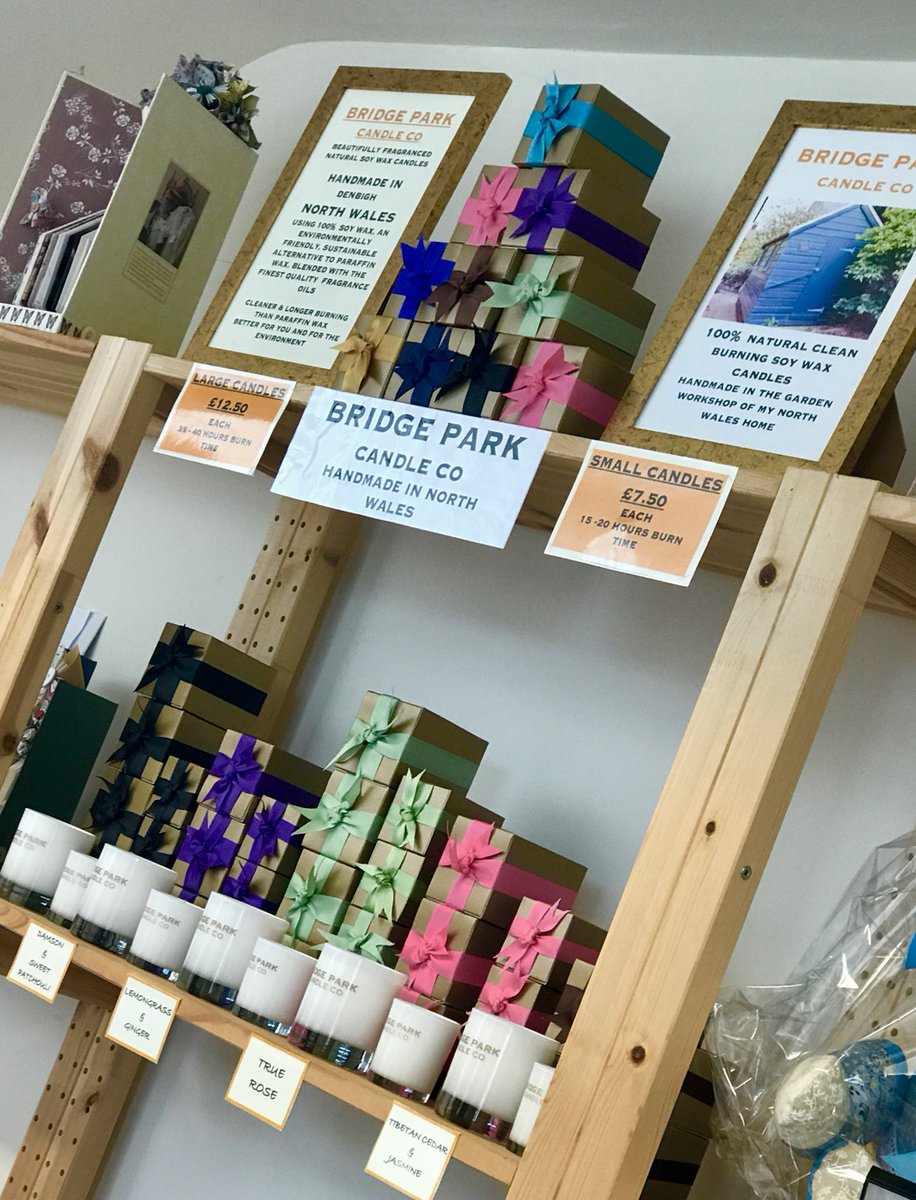 Stock replenished at the beautiful Bodnant Craft <a href="/BodnantC/">Bodnant Craft Centre</a> today. What a lovely way to spend a morning. Bought two plants from the garden centre whilst I was there. Who say's you shouldn't mix business with pleasure?