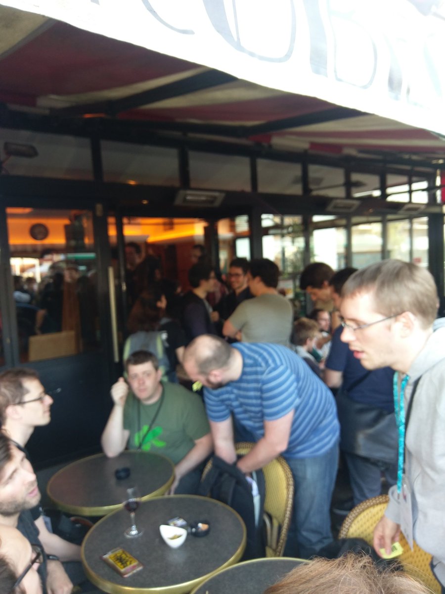 bemyapp's tweet image. What is the best way to finish thus first day of #androidmakers2 #androidparty 🍻