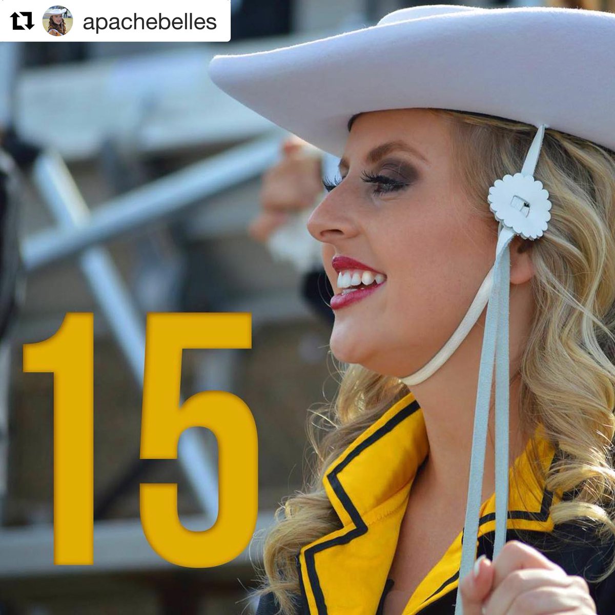 madancenation's tweet photo. The lovely hosts of our #RoseCapitalRegional at #MATyler are holding their first round of auditions in 15 days! Go to https://t.co/4IEfUlsNRM for more information. 💛🖤 @ApacheBelles https://t.co/Vj3sQxDXEu