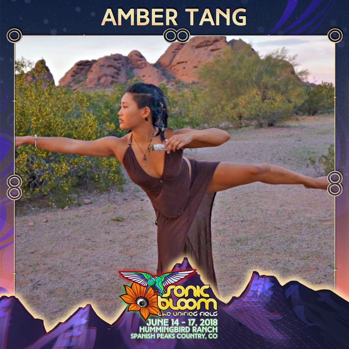 SONIC_BLOOM's tweet photo. #AmberTang is a Contemporary Earth Dance Artist, she combines contemporary, classical, urban, rhythmic, cultural, liquid, and tribal dance styles with intuitive movement, ritual theatre, fire dancing and creative costuming. #SONICBLOOM 2018
https://t.co/tC0lI1NOvp https://t.co/xZeDemCxVG
