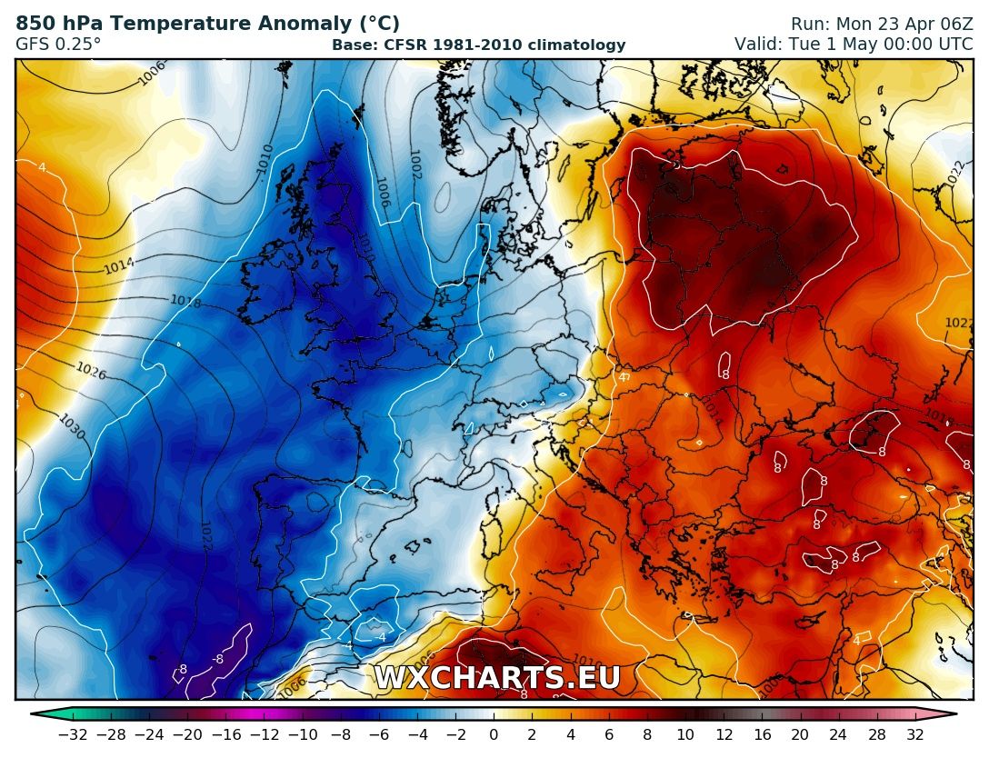 metjeffuk's tweet photo. #GFS The first day of #Summer looking more like a #winter's chart! 🙃 https://t.co/YLvcmqNU6D