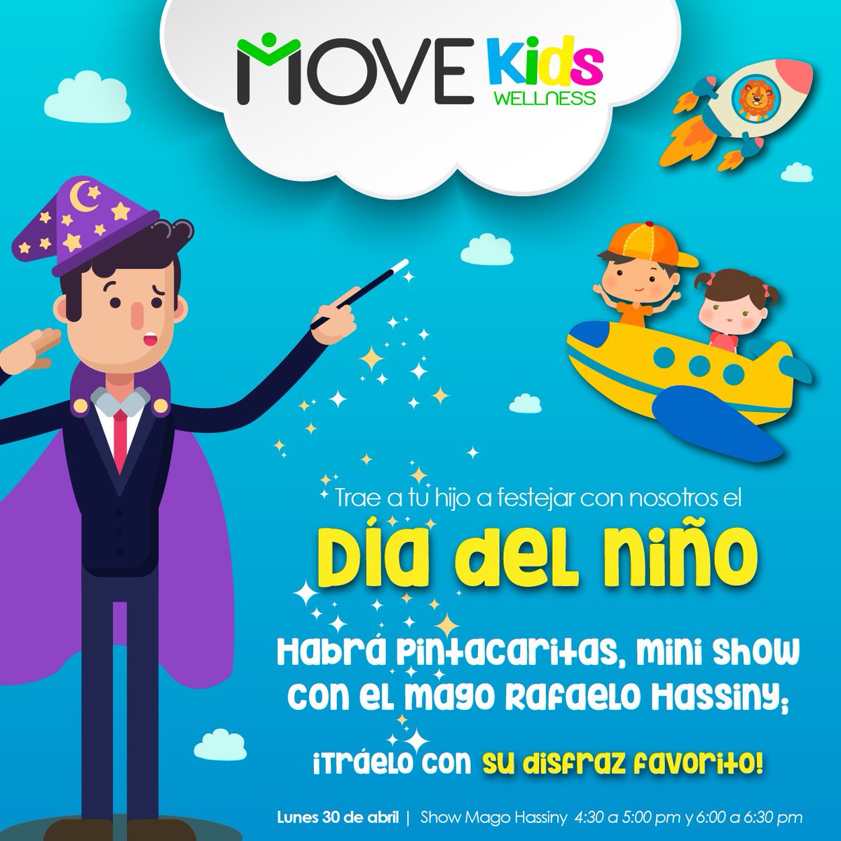 movewellnessmx's tweet image. Ven a festejar el día del niño a Move Kids, habrá muchas sorpresas.
¡No te lo puedes perder!.
Te esperamos.

Urbania Av México 5000, Zapopan Jal.
#diadelniño #Movekids #Movewellnes