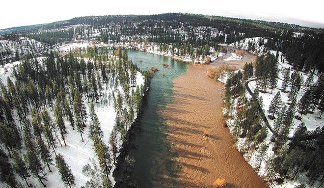 TheInlander's tweet photo. GREEN ISSUE: In this week's cover story, we show how a new legal settlement regarding Hangman Creek gives the Spokane Riverkeeper hope. https://t.co/04sC4PteMW https://t.co/RJdGuAW4Bx