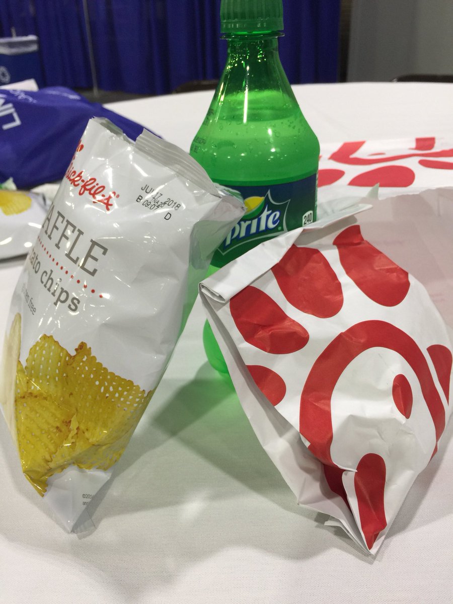 HchsMarketing's tweet photo. current status: $13.75. #ICDC2018 breakfast of champions https://t.co/9KlSZoLbCD