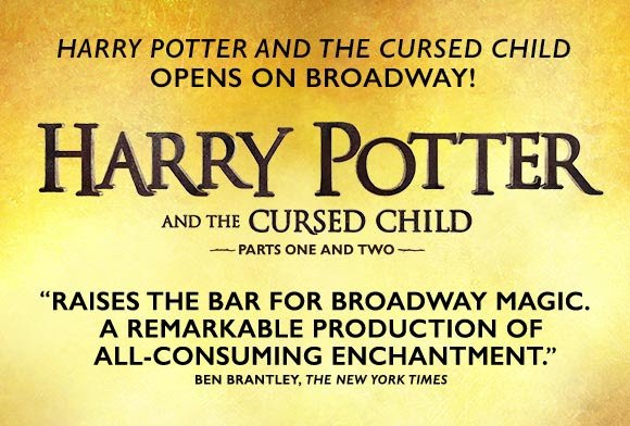 dadworldorder's tweet photo. Harry Potter and the Cursed Child tickets on sale today for 2019 shows! https://t.co/MLnEvqMKmY https://t.co/sXmvluDiaj