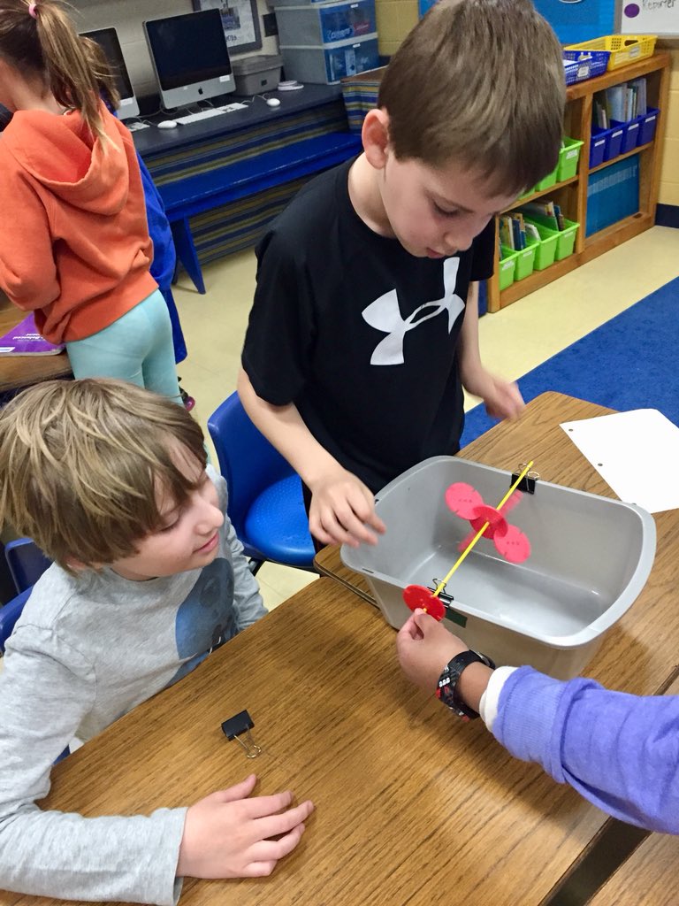 MrsUnger_MES's tweet image. Designing a water wheel that can do work #FossScience #HandsOnScience @MadeiraESPrin
