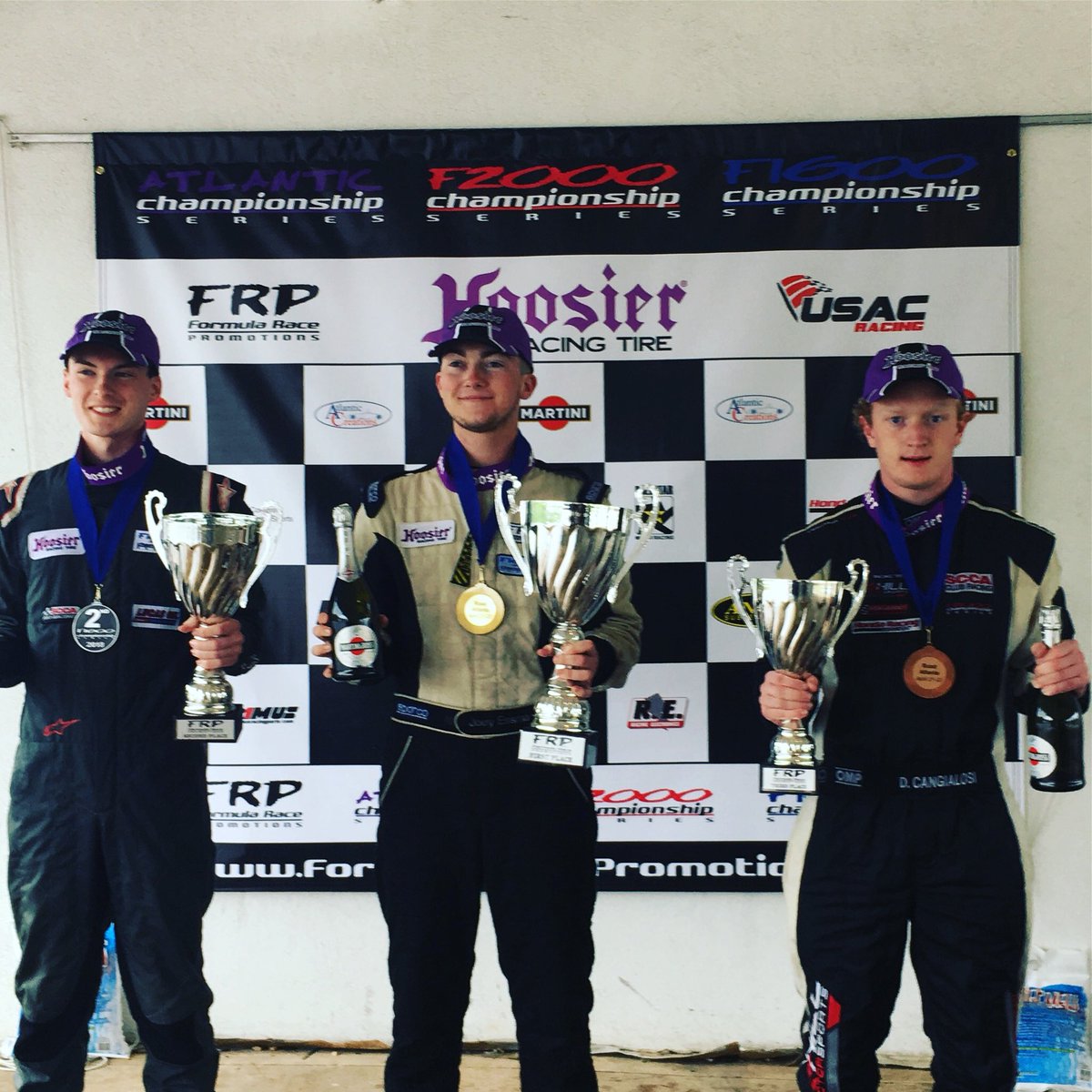 Race_Century's tweet photo. Great drive by @joeyessmaracing yesterday @RoadAtlanta in very wet conditions! The top step feels good! #win 🏁🏆🏁 https://t.co/7XVHe9PuGM